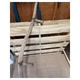 vintage agricultural scythe, complete tool