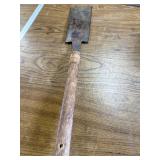 3-vintage agricultural sickles/saw