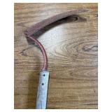 3-vintage agricultural sickles/saw