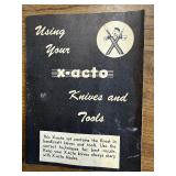 X-Acto knife set and an Ungar Electric Pencil set plus vintage level and skeleton keys