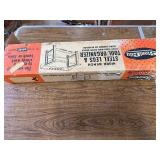 vintage "Steel City" bench legs and tool organizer kit