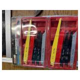 Local promo yardsticks , pruning saw , saw blades ect