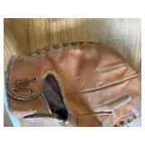 Lot of vintage baseball gloves.