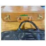 Two leather Briefcases