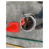 Yard & Utility Tool Lot – Pole Pruner, Extension Pole, Safety Cone, Drain Auger & More