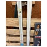 Mixed Household & Hardware Lot – Flag Sets, Light Fixtures, Gym Scooter & More