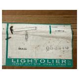 2-brass Lamps untested as is