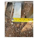 Aluminum hitch-mounted motorcycle carrier