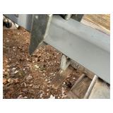 Aluminum hitch-mounted motorcycle carrier