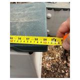 Rubbermaid outdoor storage unit , 59x32x45