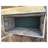 Rubbermaid outdoor storage unit approx 46x23