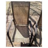Two outdoor lawn/deck chairs