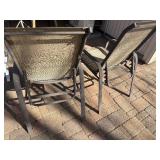 Two outdoor lawn/deck chairs