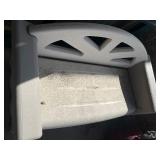 Rubbermaid resin outdoor storage bench