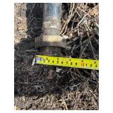 Approx 30 foot of water piping. See pictures