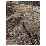 Approx 30 foot of water piping. See pictures