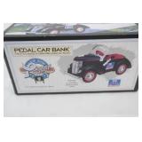 1941 Garton diecast Pedal Car Coin Bank stock #41 GAR. Third in a Series. Big Auto Parts