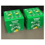 BP - OLIPOP Lemon Lime Soda - 12 Fl Oz Cans - 4-Pack (Lot of 2)
