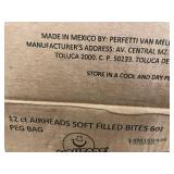 DE 2 - AirHeads Soft Filled Bites - 6oz Peg Bag - 12 Pack