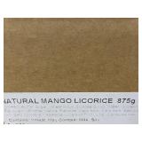 WA 1 - Natural Mango Licorice 875g (Best Before 11 Sep 2025) - 4 bags 875 grams each