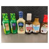 RI 3 - Subway Sauces Variety Pack (Lot of 6) - Roasted Garlic Aioli, Sweet Onion Teriyaki