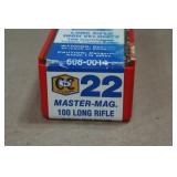 100 Coast to Coast 22 Master Mag .22 LR 40 Gr Copper Plated RN Ammo