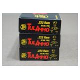 60 TulAmmo .223 Rem 55 Gr FMJ Steel Case Ammo