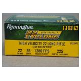 225 Remington 22 Cyclone .22 LR 36 Gr Lead HP Ammo