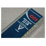 100 CCI Mini Mag .22 LR 40 Gr Plated RN Ammo