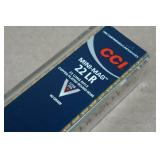 100 CCI Mini Mag .22 LR 40 Gr Plated RN Ammo