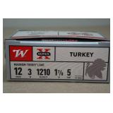 10 Winchester Super-X 12 Gauge 3" Magnum 5 Shot Turkey Shotshells
