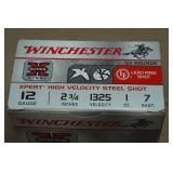 25 Winchester Super-X 12 Gauge 2-3/4" Steel 7 Shot Shotshells