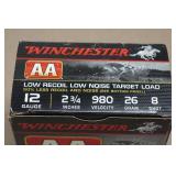 25 Winchester AA 12 Gauge 2-3/4" 8 Shot Shotshells