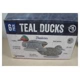 4-Pack Cupped Waterfowl Teal Duck Decoys