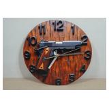 Colt 45 Pistol 10" Clock