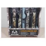 Realtree 4-Pack Knife Set