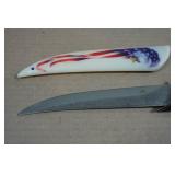Bald Eagle Theme Collector Knife