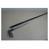 Hand Grenade Sword Cane