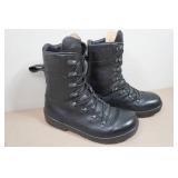 All Leather German Military Boots - Size 8.5