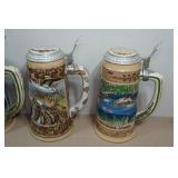 Vintage Ducks Unlimited Beer Steins Waterfowl Series