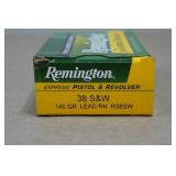 50 Remington Express .38 S&W 146 Gr Lead RN Ammo
