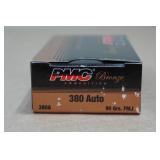 50 PMC Bronze .380 Auto 90 Gr FMJ Ammo