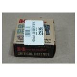25 Hornady Critical Defense .380 Auto 90 Gr FTX Ammo
