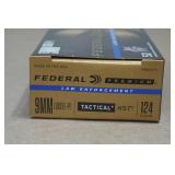 50 Federal Premium LE 9mm Luger +P 124 Gr Tactical HST Ammo
