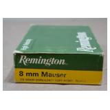20 Remington 8mm Mauser 170 Gr Core-Lokt SP Ammo