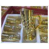 (F-2) 4 - 7-Pc Glass Pitcher and 6 ...