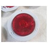 (EC1) 10 Round Red Lens Marker Ligh...