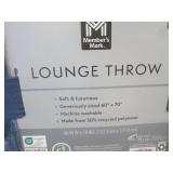 (A-1) 2 New Throw Blankets...