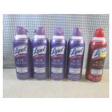 (CS) 5 Cans of Lysol Air Sanitizer ...