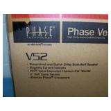 (2) Phase Technologies V52 5.25" 120W 2-Way Bookshelf Speakers - NEW IN BOX